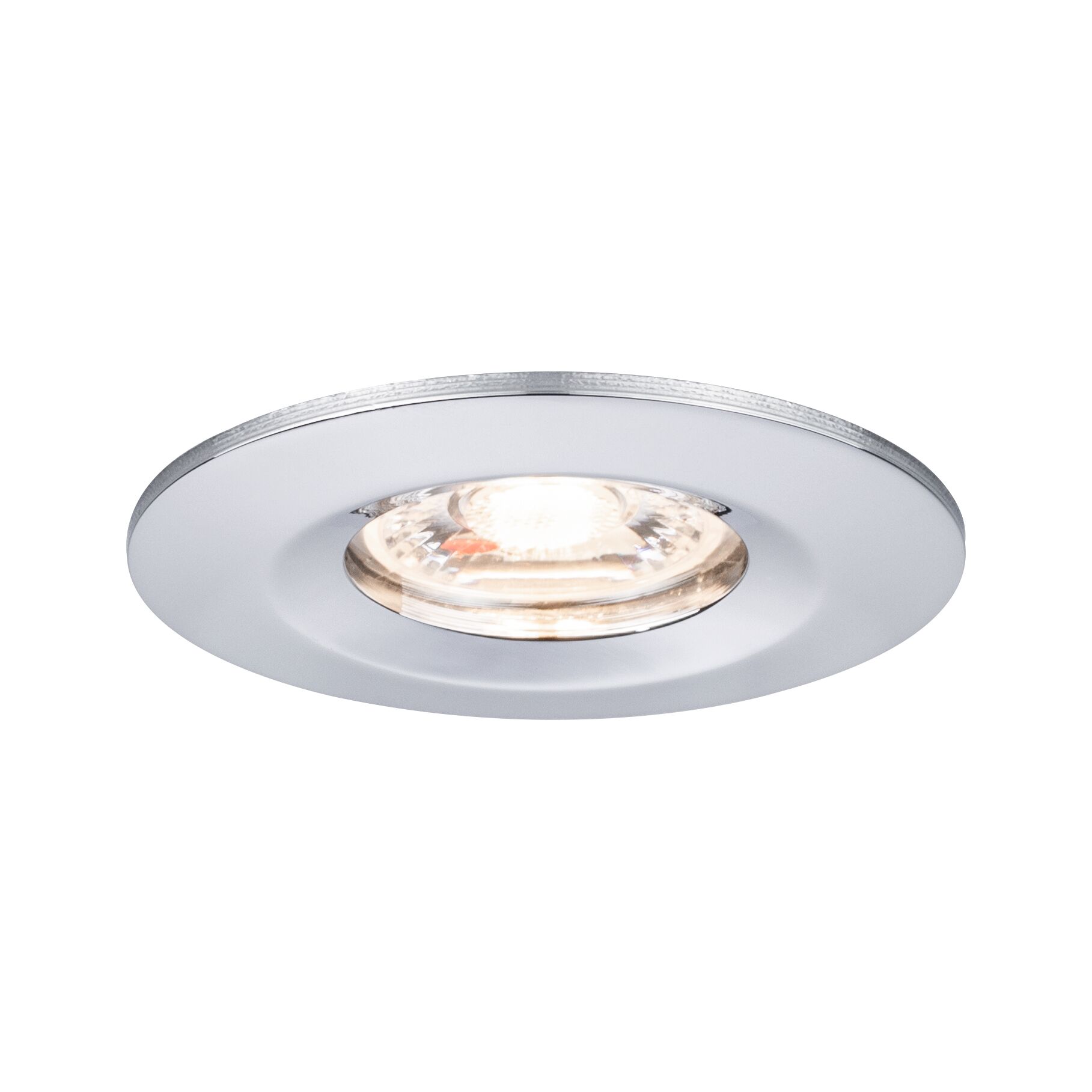 Ronde inbouwspot met wit metalen frame voor moderne LED-plafondverlichting