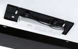 Hvid KGP CV120W24CG LED-driver med sort beslag til LED-belysningssystemer