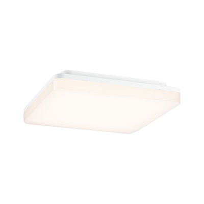 Moderne firkantet hvid LED-loftlampe med varmt hvidt lys til opholdsrum