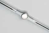 Spot de plafond moderne en aluminium argenté avec lumière LED ronde pour espaces de vie