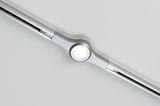 Modern ceiling spotlight in silver aluminum with round LED light for living spaces