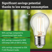 Energy-saving clear glass LED light bulb with silver base for efficient sustainable lighting