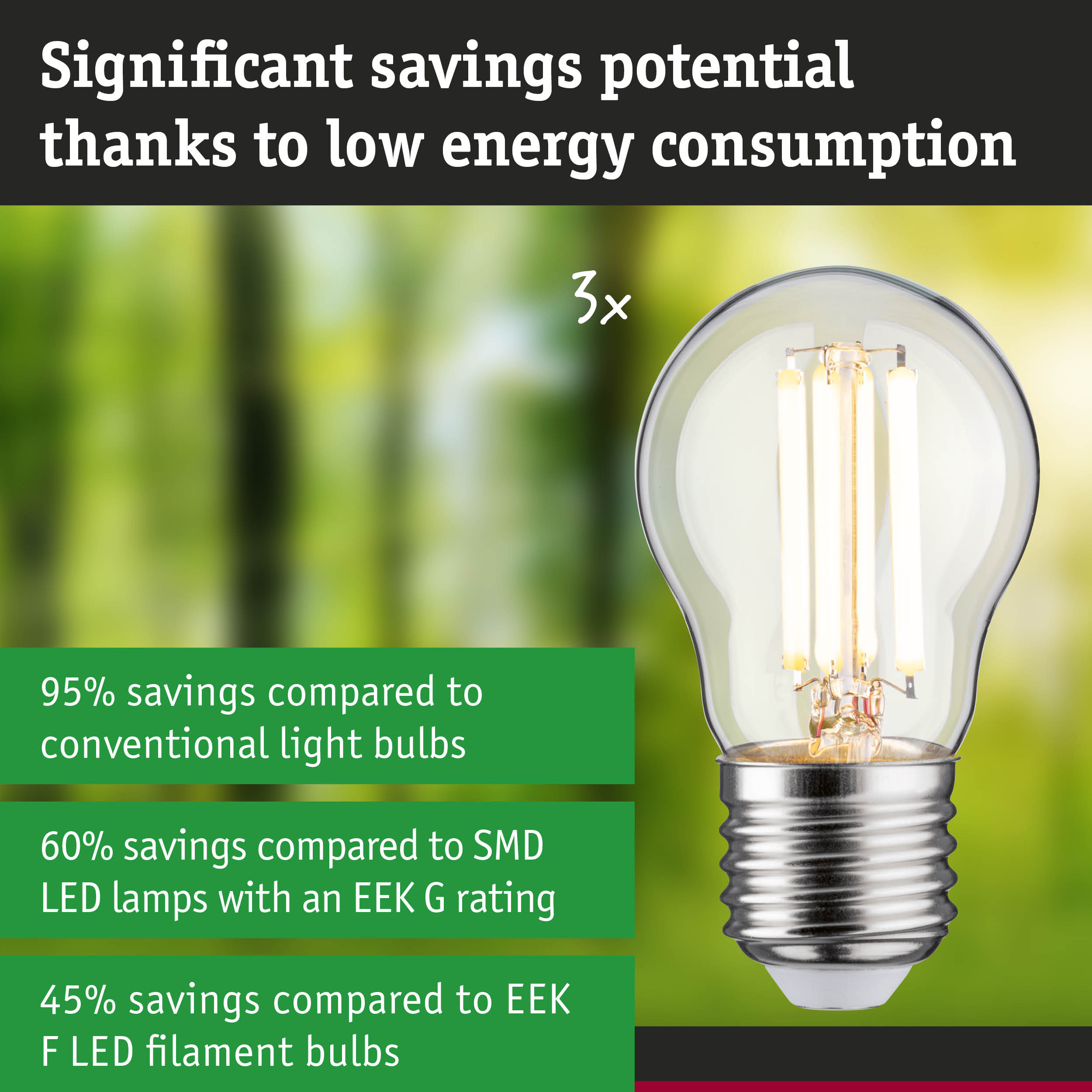Energy-saving clear glass LED light bulb with silver base for efficient sustainable lighting