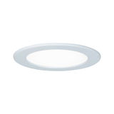 Round white LED recessed panel with opal diffuser for energy-efficient ceiling lighting