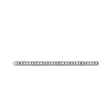Flexible silver LED strip with warm white LEDs for modern lighting applications