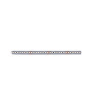 Flexible LED-Lichtleiste in Silber mit warmweißen LEDs für moderne Beleuchtungslösungen