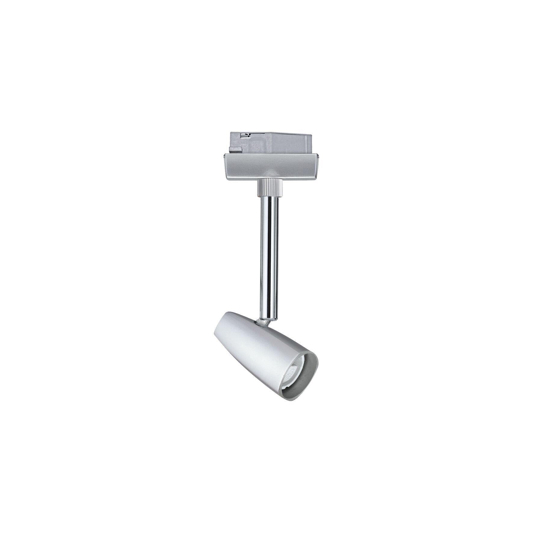 Modern white metal LED spotlight with adjustable head for flexible lighting solutions