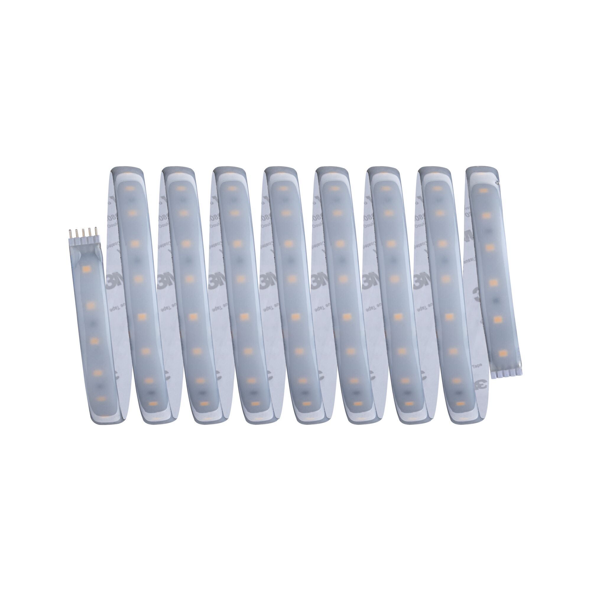 Flexible white LED strip light with protective coating for versatile lighting applications