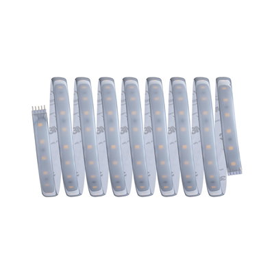 Flexible white LED strip light with protective coating for versatile lighting applications