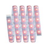 Flexible LED strip light with warm white glow and adhesive back for versatile lighting solutions