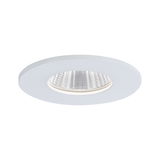 Round white LED recessed spotlight with reflector for energy-efficient ceiling lighting