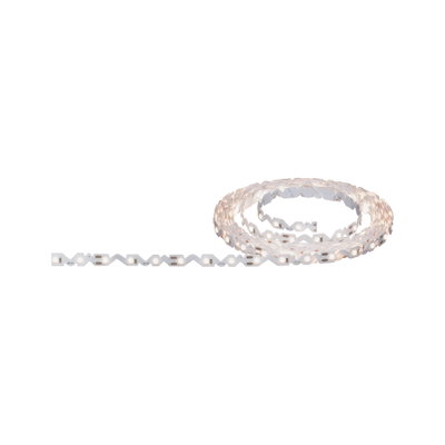 Flexible white LED strip light with warm white glow for modern interior lighting