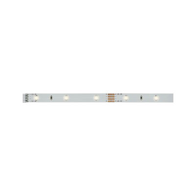 Witte LED-strip met warmwitte LEDs en 12V DC aansluiting voor veelzijdige verlichtingsoplossingen