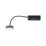 Compact LED-module met grijze aluminium behuizing en zwarte kabel voor veelzijdige verlichtingsoplossingen