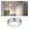 Clever Connect LED Spot Disc Tunable White 2,1W Chrom matt Runde LED-Aufbauleuchte in Aluminium mit warmweißem und kaltweißem Licht für moderne Innenbeleuchtung