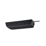 Lumière LED noire sous meuble en plastique avec câble pour éclairage de cuisine moderne