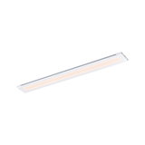 Slanke witte LED-onderbouwlamp met warm wit licht voor moderne keukenverlichting