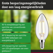 Energiezuinige LED-gloeilamp met heldere glazen kap en schroefsokkel, ultra-efficiënte verlichting