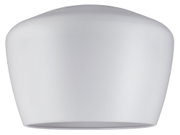 Modern white plastic lampshade with smooth surface for LED ceiling light fixture