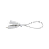 Câble de connexion blanc en plastique avec deux fiches pour systèmes d'éclairage LED