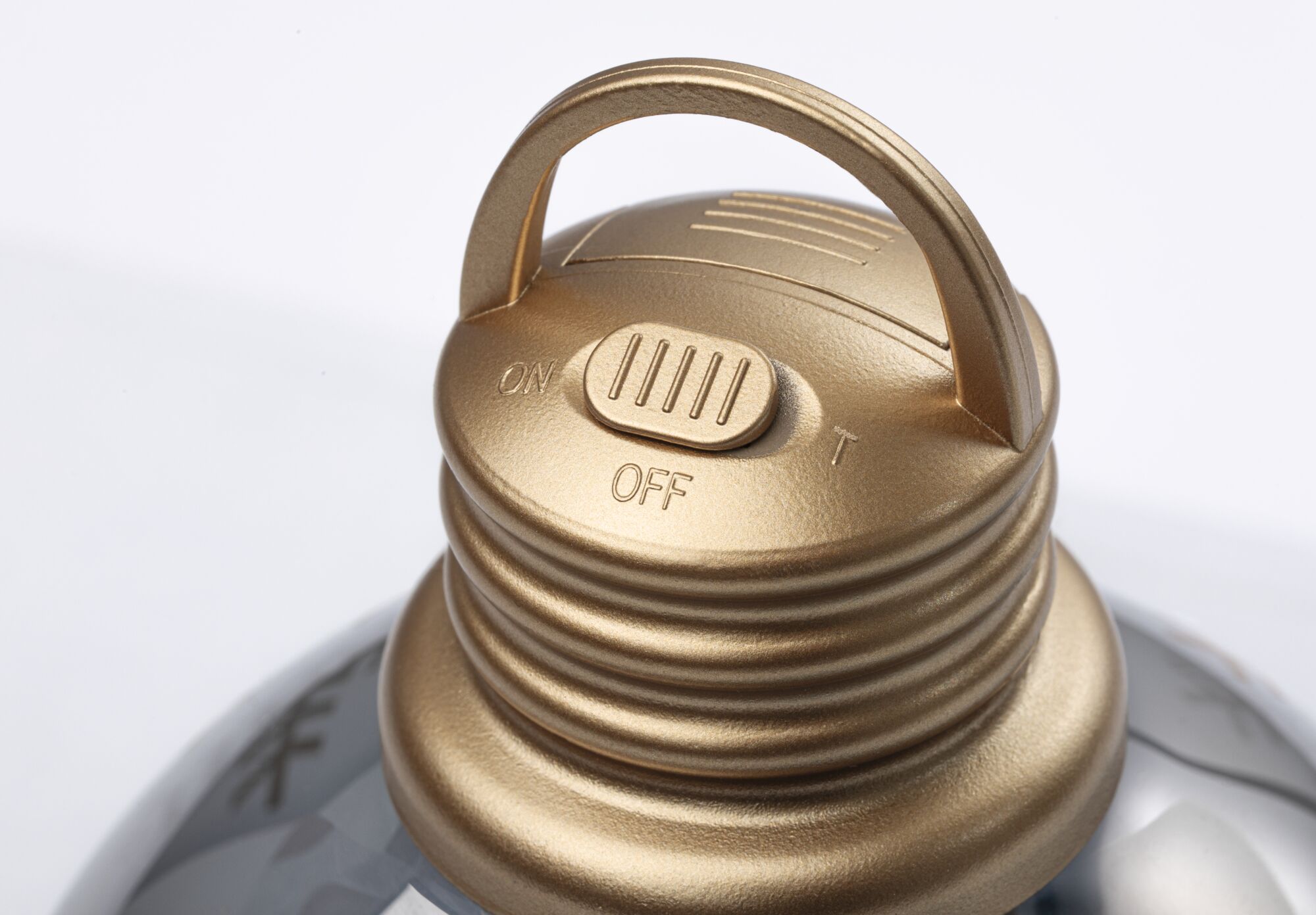 Batterijlamp Kerstbal Tree Bruin, Goud 100mm 2200K