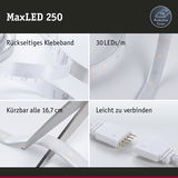 MaxLED 250 LED-Lichtband mit rückseitigem Klebeband, 30 LEDs/m, schneidbar und einfach verbindbar