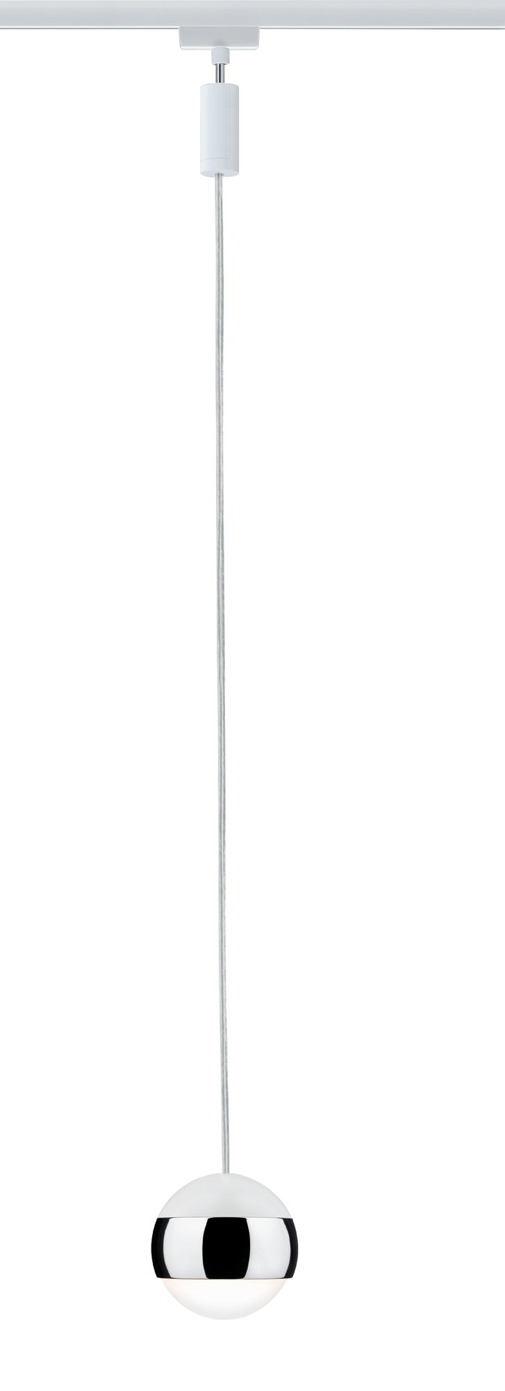 URail LED Pendel Capsule II 439lm 6,3W 2700K dimmbar 230V Weiß/Chrom