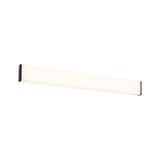 Applique murale LED blanche fine avec cadre noir, éclairage intérieur moderne pour couloir et salle de bain