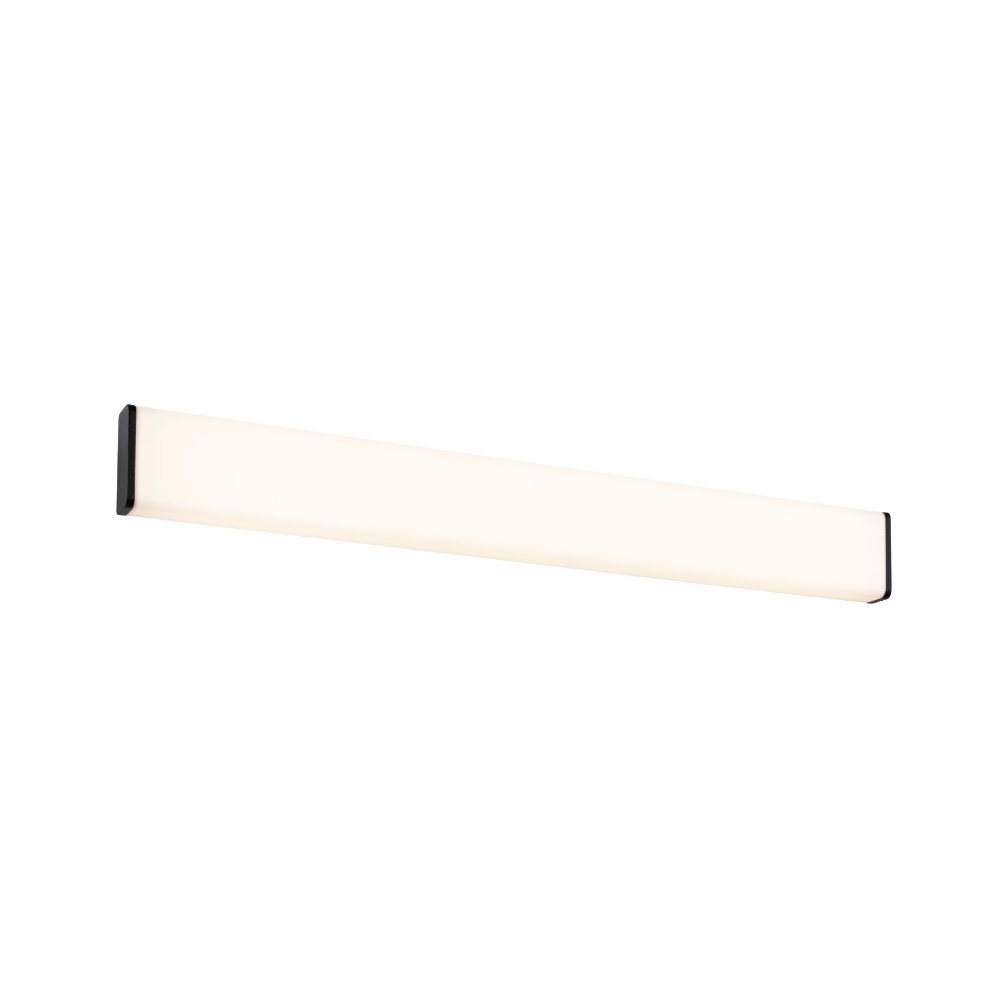 Selection Bathroom LED-wandlamp Nembus IP44 3000K 950lm 230V 11,2W Zwart Slanke witte LED-wandlamp met zwart frame, moderne binnenverlichting voor hal en badkamer