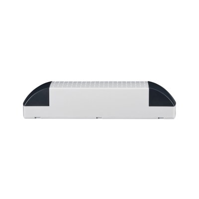 Wit LED-lichtpaneel met zwarte kunststof eindkappen voor moderne verlichtingsoplossingen