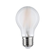Klassische LED-Glühbirne mit mattiertem Glas und E27-Fassung für energiesparende Beleuchtung