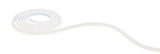 Flexibles LED-Lichtband in Weiß mit milchiger Abdeckung für dekorative Beleuchtung und Raumakzente