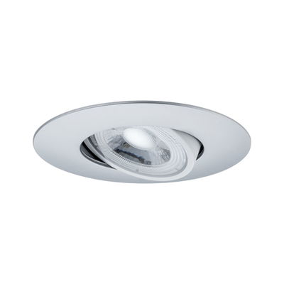 Ronde witte metalen LED inbouwspot met verstelbare lamp voor moderne binnenverlichting