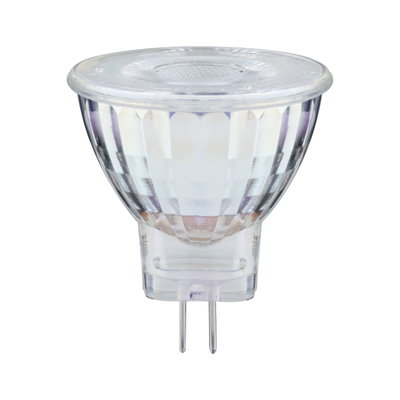 Klares MR16 LED-Leuchtmittel mit zwei Metallstiften, energiesparende Beleuchtungslösung