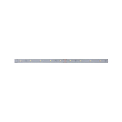 Lange LED-Lichtleiste in Grau mit warmweißen LEDs für moderne Beleuchtungslösungen
