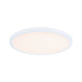 Runde weiße LED-Deckenleuchte mit warmweißem Licht für moderne Wohnräume und energiesparende Beleuchtung