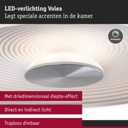 LED-verlichting Volea met driedimensionaal diepte-effect en traploos dimbaar voor kamerlicht