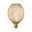 Metallic Glow 230 V Standard LED Globe 180lm 4W 1800K dimmable Brass Gold LED bulb with decorative wire mesh and spiral filament for ambient lighting and modern interior design