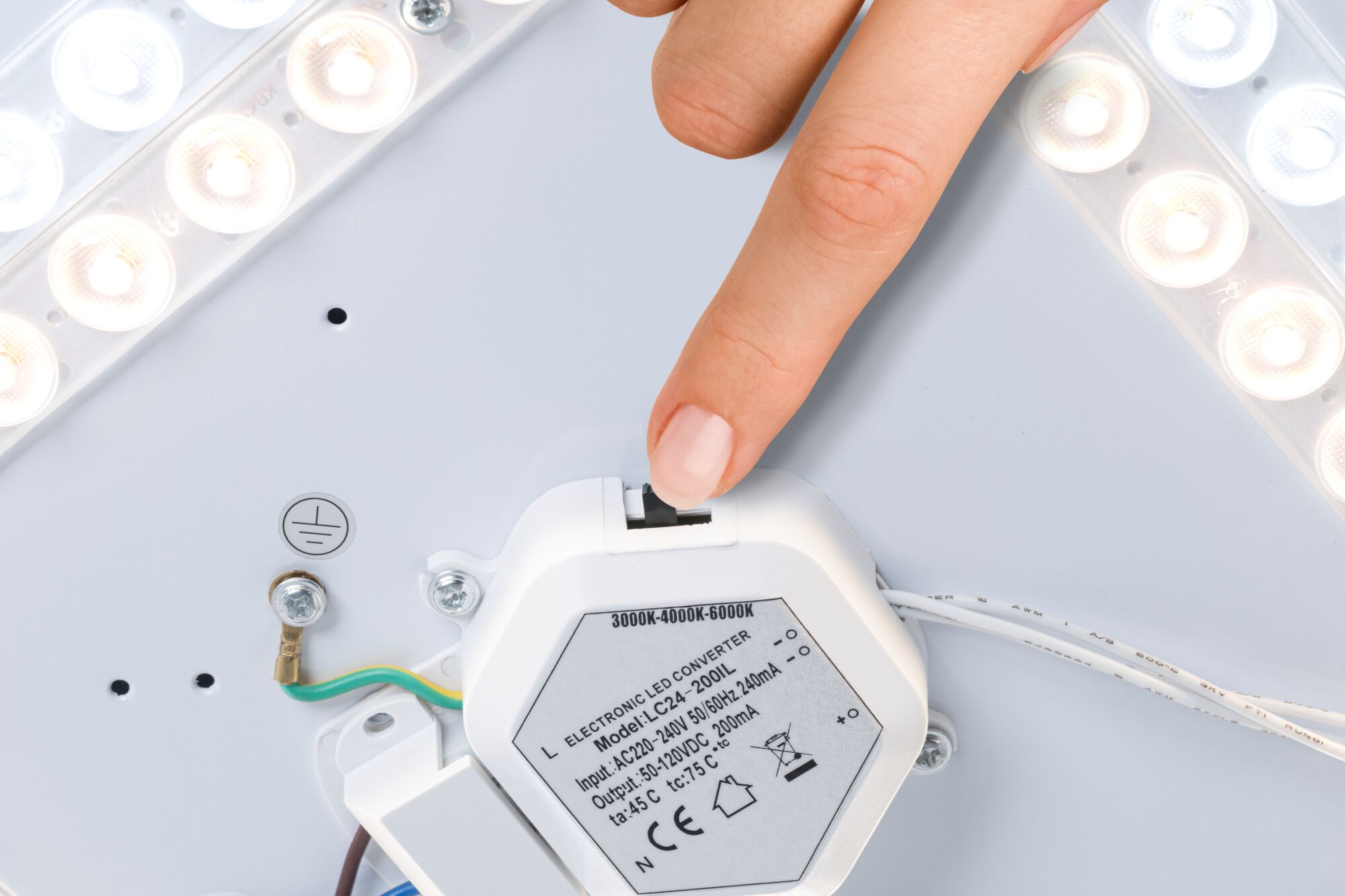 LED Deckenleuchte Verona White Select 375mm 230V 21,2W Weiß