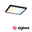 VariFit LED Recessed panel Smart Home Zigbee 3.0 Areo IP44 angular 175x175mm 13W 1200lm Tunable White Black dimmable Black square LED ceiling light with adjustable color temperature and Zigbee smart home compatibility