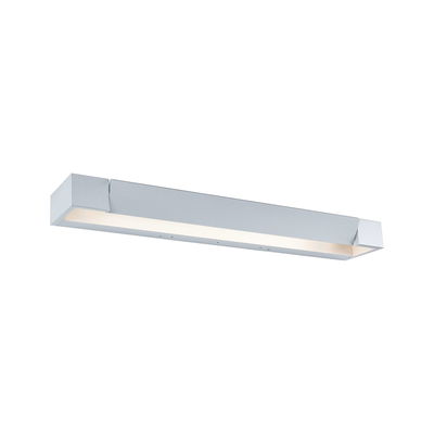 Moderner LED-Wandleuchter aus silbernem Aluminium mit warmweißem Licht für Wohnräume