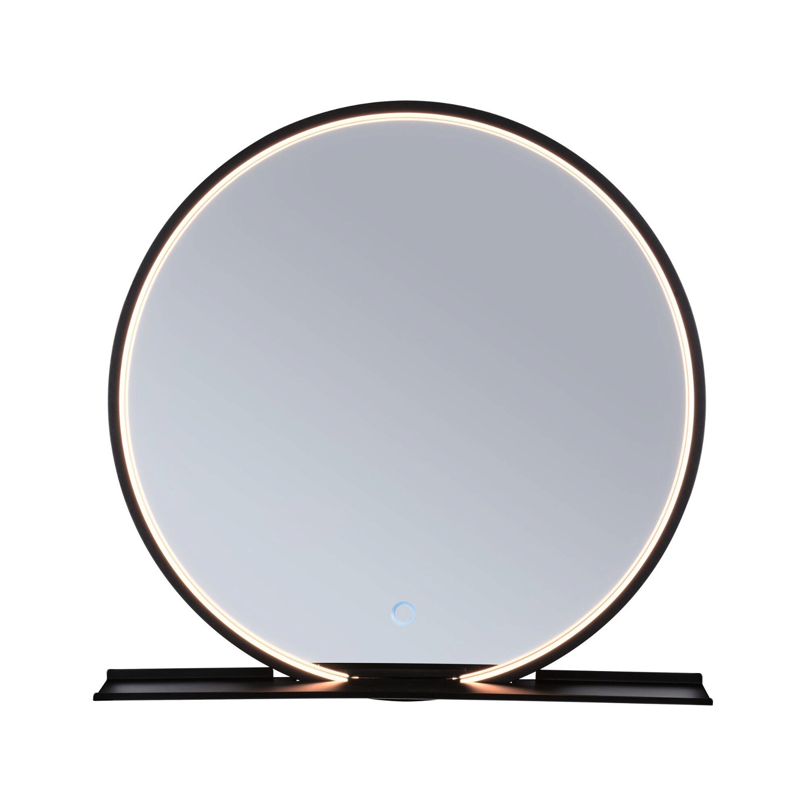 Miroir lumineux LED Miro IP44 Tunable White 160lm 230V 10,5W Miroir/Noir mat