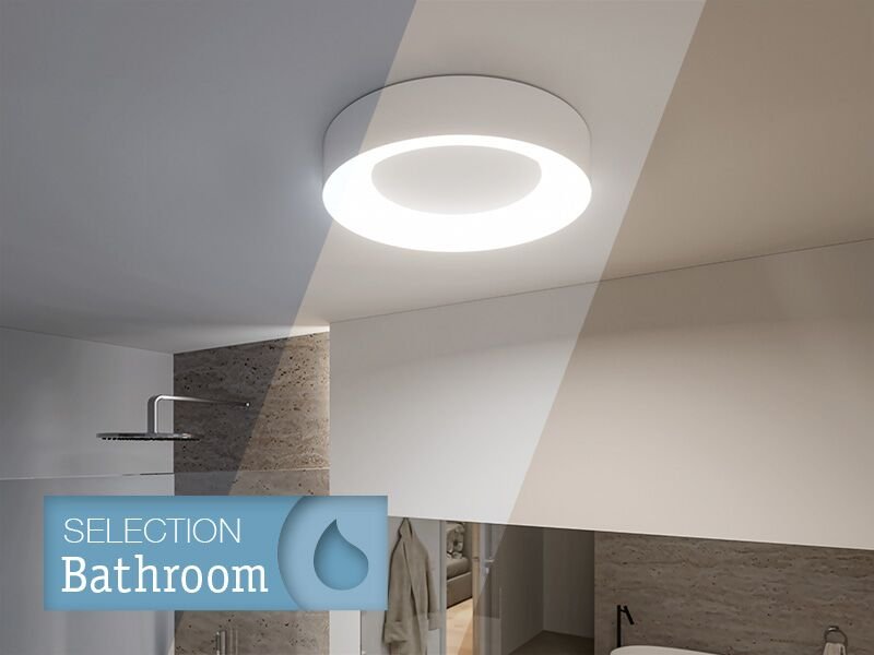 Bathroom luminaires with Paulmann Licht control light 