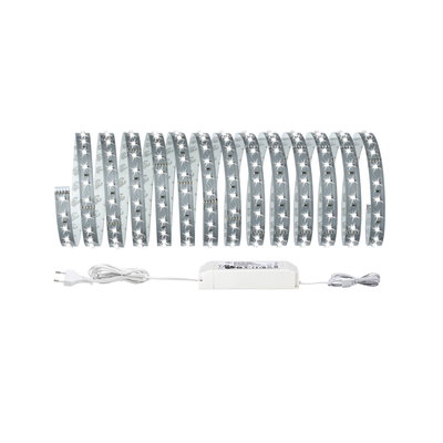 Bande LED flexible blanche avec alimentation pour éclairage et décoration intérieure moderne