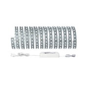 Bande LED flexible blanche avec alimentation pour éclairage et décoration intérieure moderne