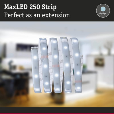 MaxLED 250 Strip white daylight LED light strip ideal as extension for home lighting solutions
