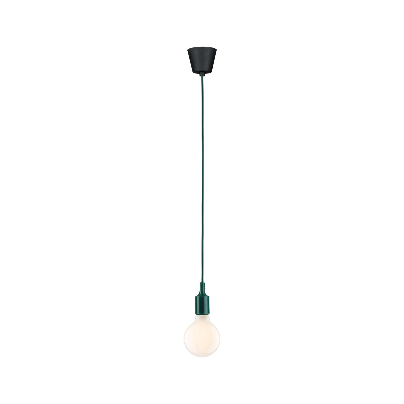 Neordic Pendant luminaire Ketil E27 max. 60W Green/Black dimmable Silicone/Plastic