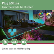 Buitenverlichting met RGBW en instelbaar wit licht voor sfeervolle tuinverlichting