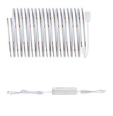Flexible white LED strip with power supply for energy-efficient indoor lighting solutions