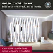 MaxLED 1000 Full-Line COB LED-strip 2,5 m daglichtwit, 10 mm breed voor fijne LED-profielen